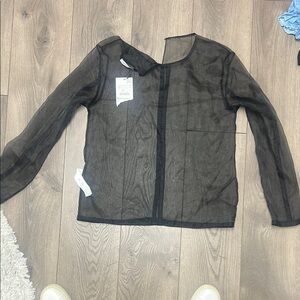 Sheer Black Women's Jacket
